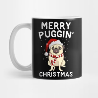 Merry Puggin' Christmas Mug